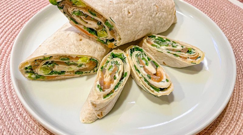 Tortilla Wraps with Salmon
