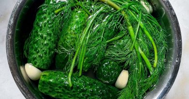 Lightly Salted Pickled Cucumbers