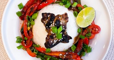 Honey Garlic Stir-Fry With Grilled Wingettes