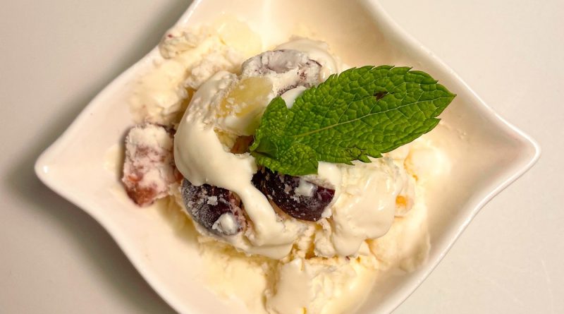 Sweet Cherry Pineapple Ice Cream