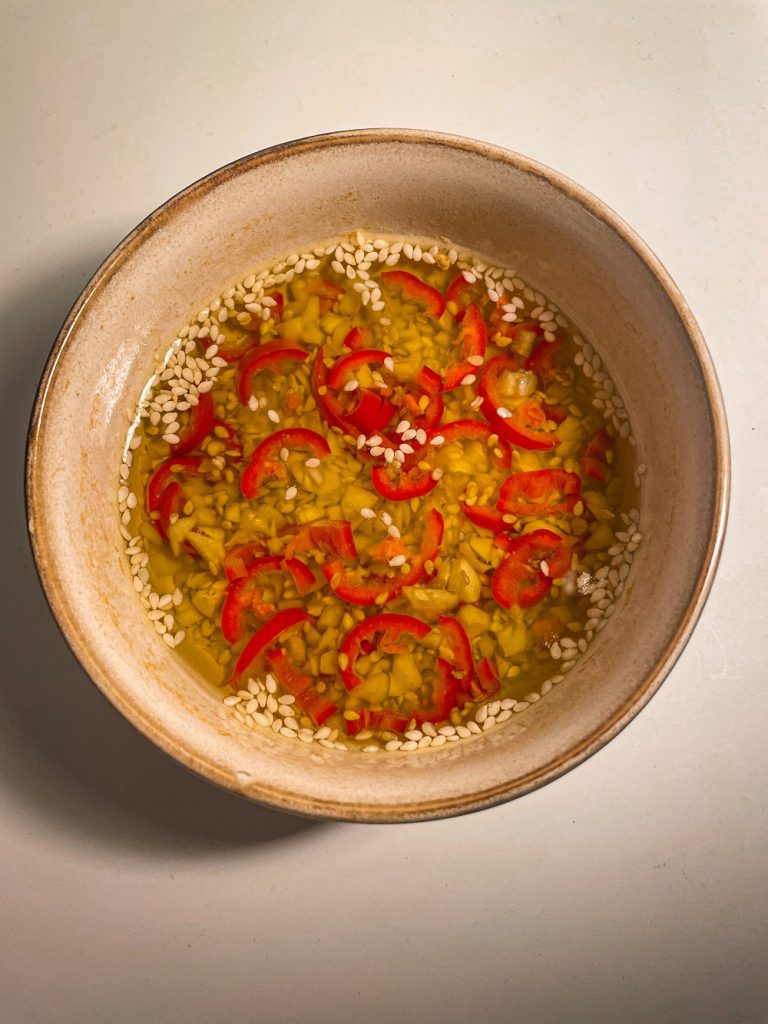 Spicy Garlic Oil
