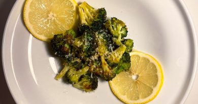 Roasted Broccoli with Lemon and Parmesan