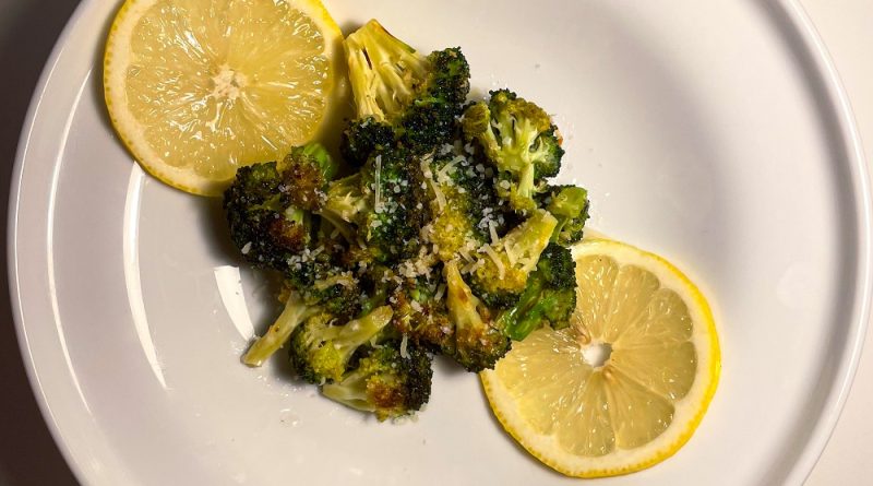 Roasted Broccoli with Lemon and Parmesan