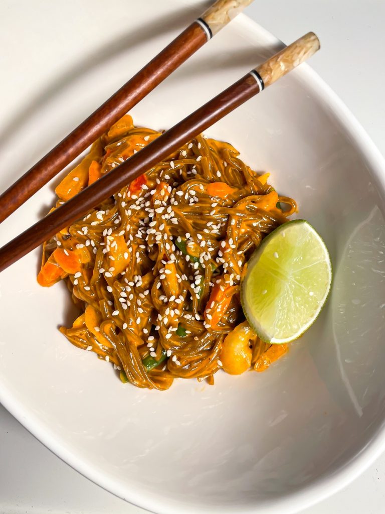 Spicy Soba Noodles with Thai Vegetables