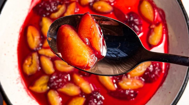 Roasted Plums