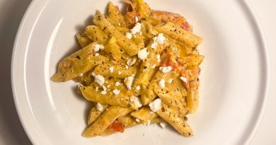 Creamy Tomato and Goat Cheese Pasta