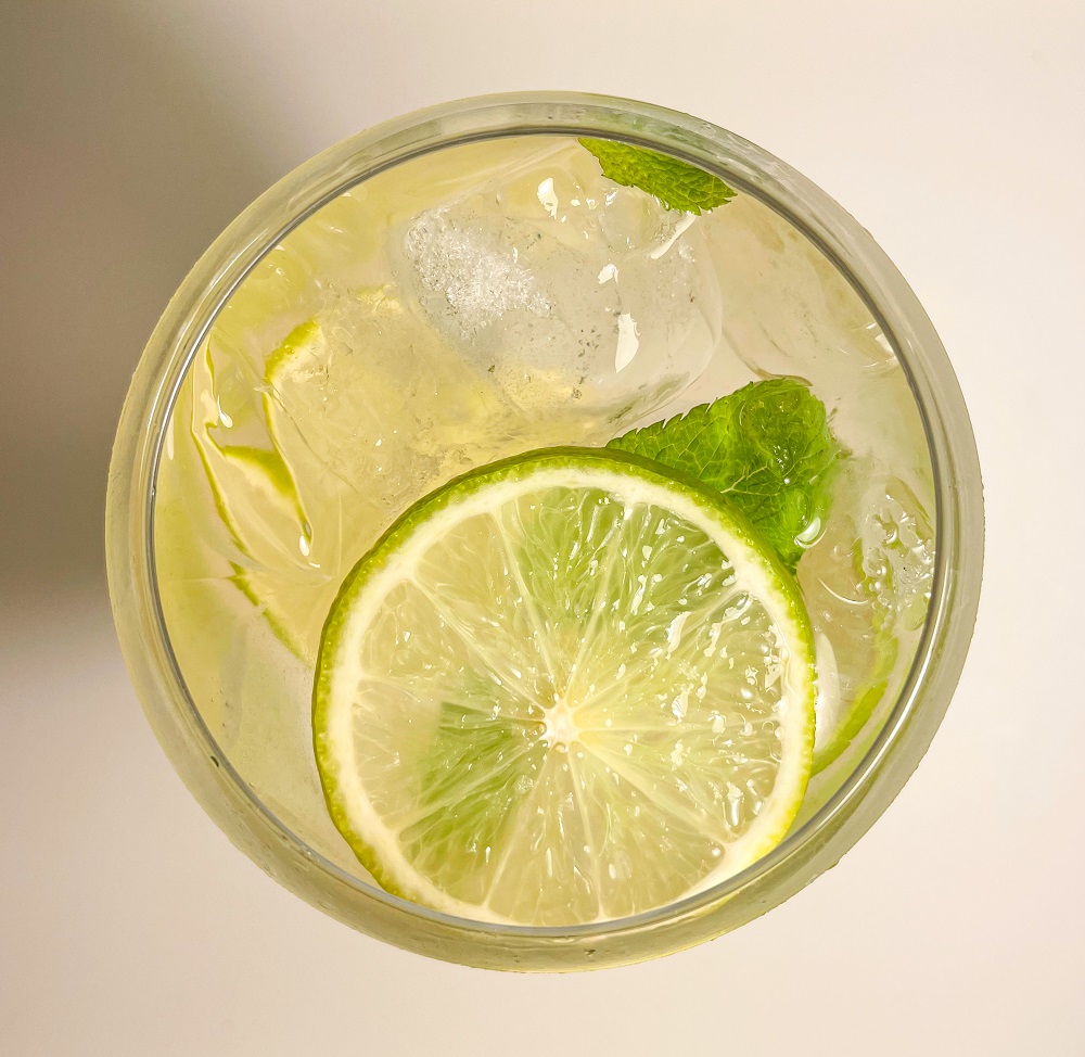 Refreshing Lime Mint Water