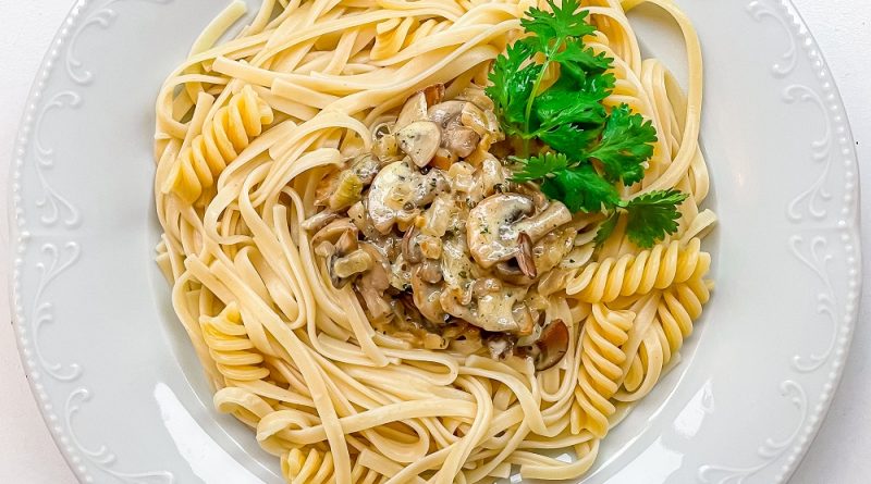 Creamy Mushroom Pasta Duo