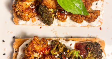 Veggie Crisp Bread Delight