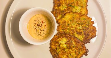Crispy Zucchini Pancakes