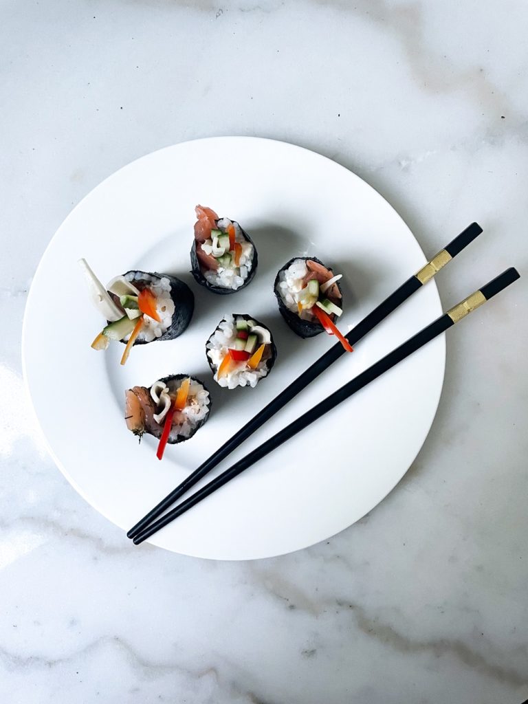 Gimbap (Seaweed Rice Rolls)