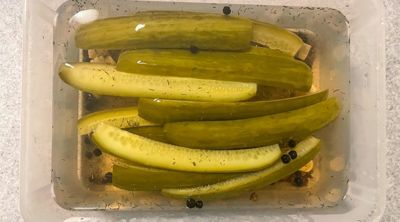 Quick and Tangy Pickled Cucumbers