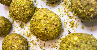 Pistachio Coconut Ladoo