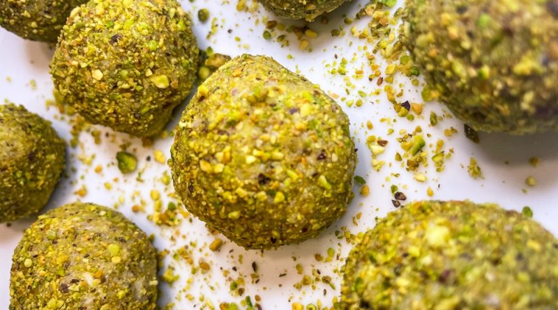 Pistachio Coconut Ladoo