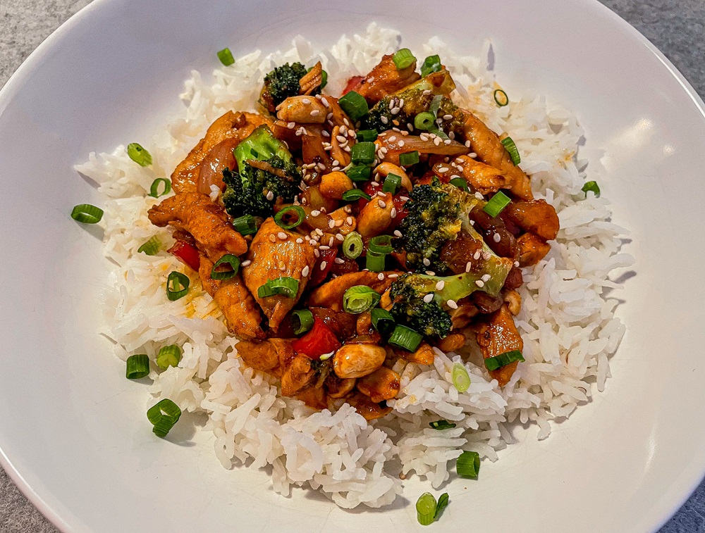 Spicy Honey Chicken Stir-Fry