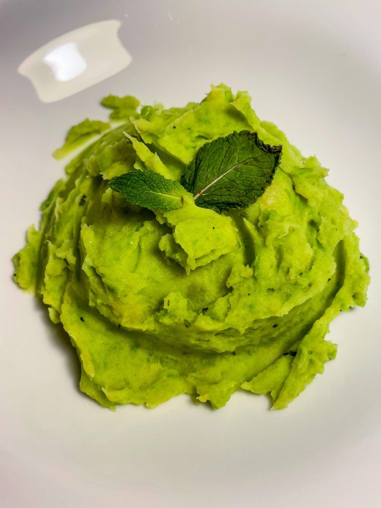 Mint-Infused Potato & Pea Mash