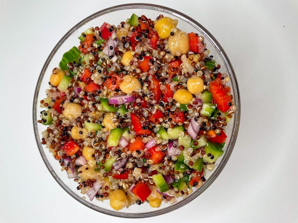Quinoa Chickpea Salad
