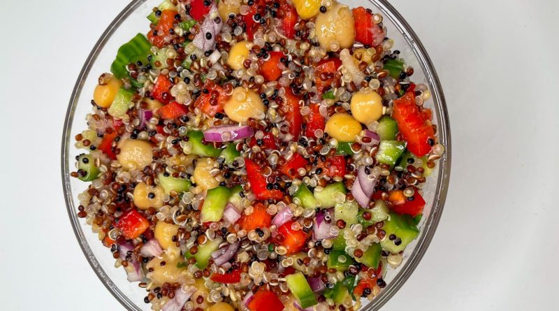 Quinoa Chickpea Salad