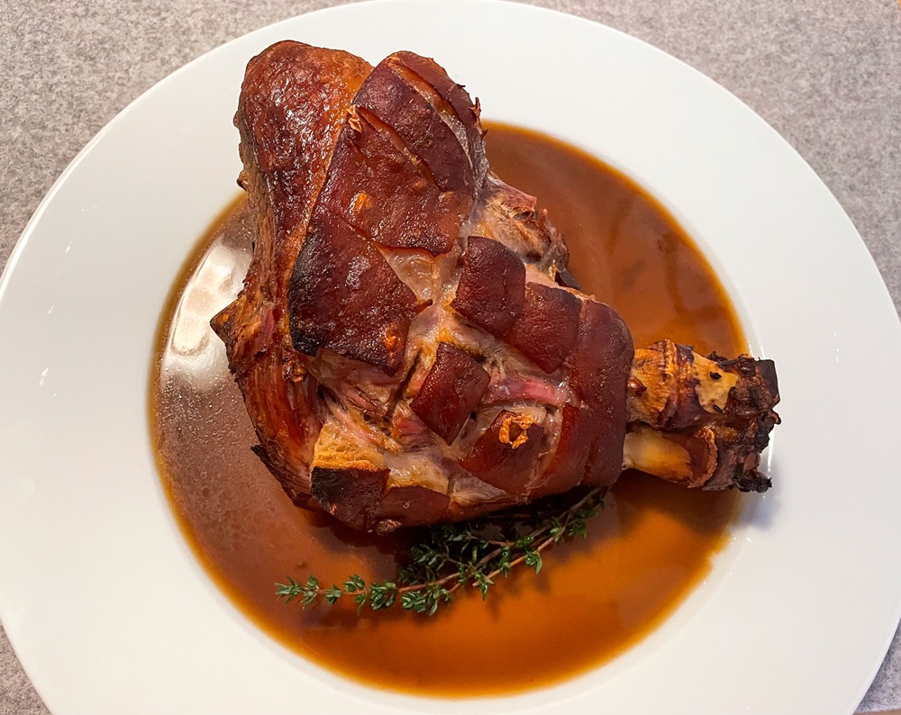 Beer-Braised Pork Hock