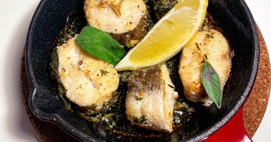 Herb-Infused Baked Pike