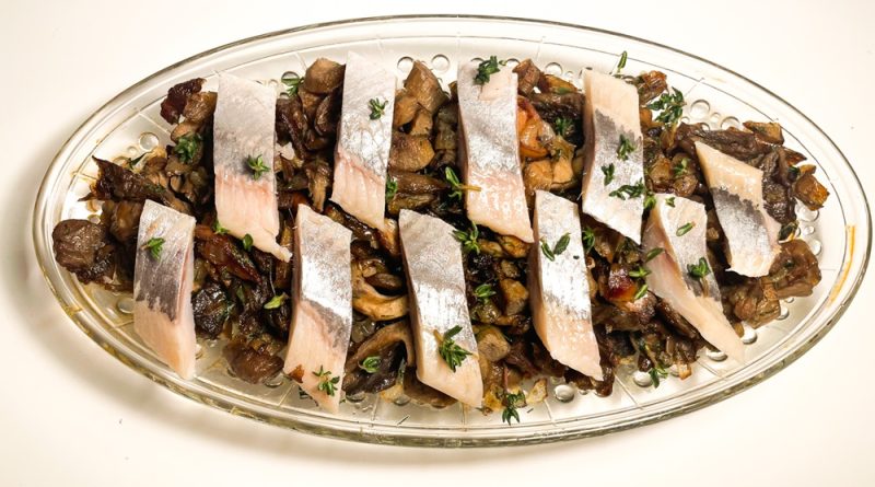 Herring and Mushroom Medley
