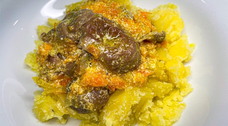 Creamy Chicken Gizzard Stew