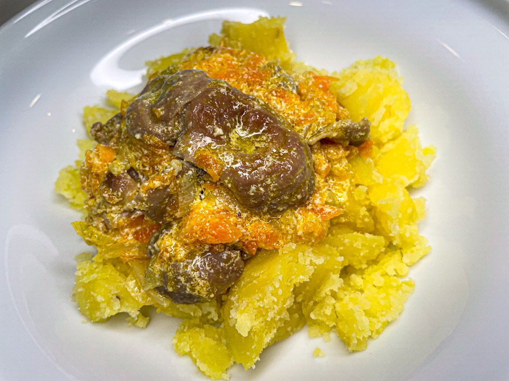 Creamy Chicken Gizzard Stew