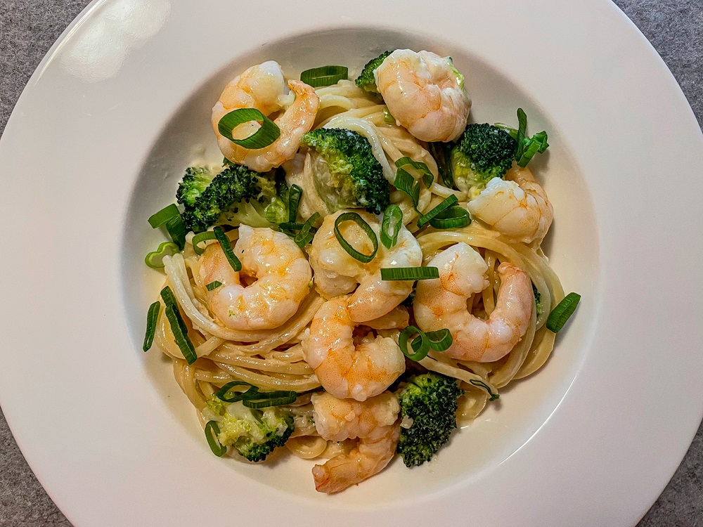 Creamy Shrimp and Broccoli Pasta