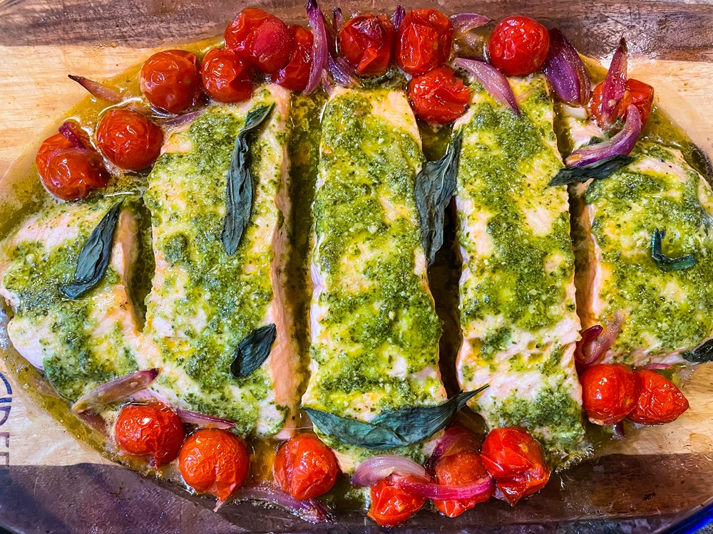 Pesto Salmon
