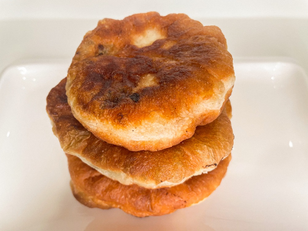 Crispy Meat Stuffed Buns