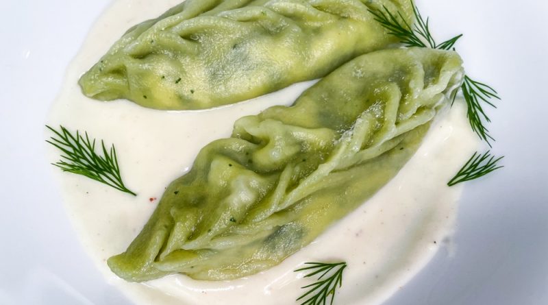 Spinach Dumplings with Béchamel Sauce