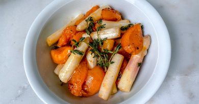 White Asparagus and Apricot