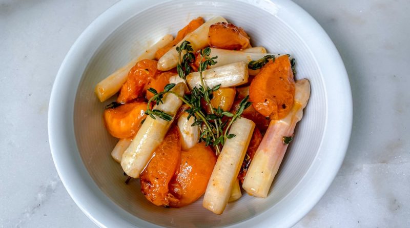 White Asparagus and Apricot