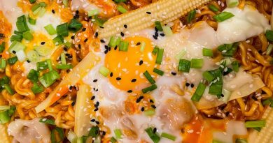 Buldak Ramen with Mussels and Cream