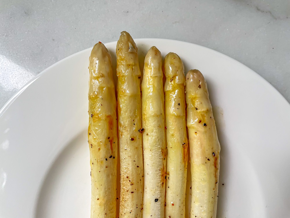 Pan-Fried White Asparagus