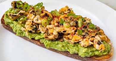 Avocado Egg Toast with a Spicy Twist