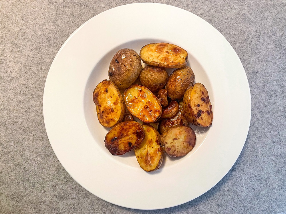 Sweet and Spicy Roasted Potatoes