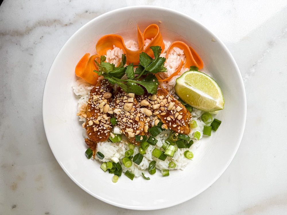 Sticky Garlic Ginger Chicken