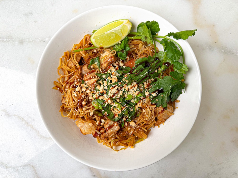 Spicy Pork and Cabbage Spaghettini
