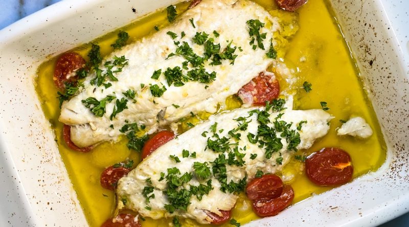 Mediterranean-Style Baked Fish