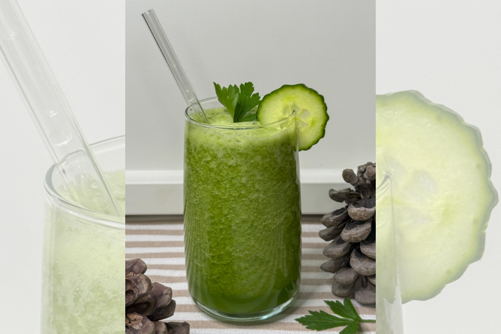 Refreshing Detox Drink with Cucumber and Ginger