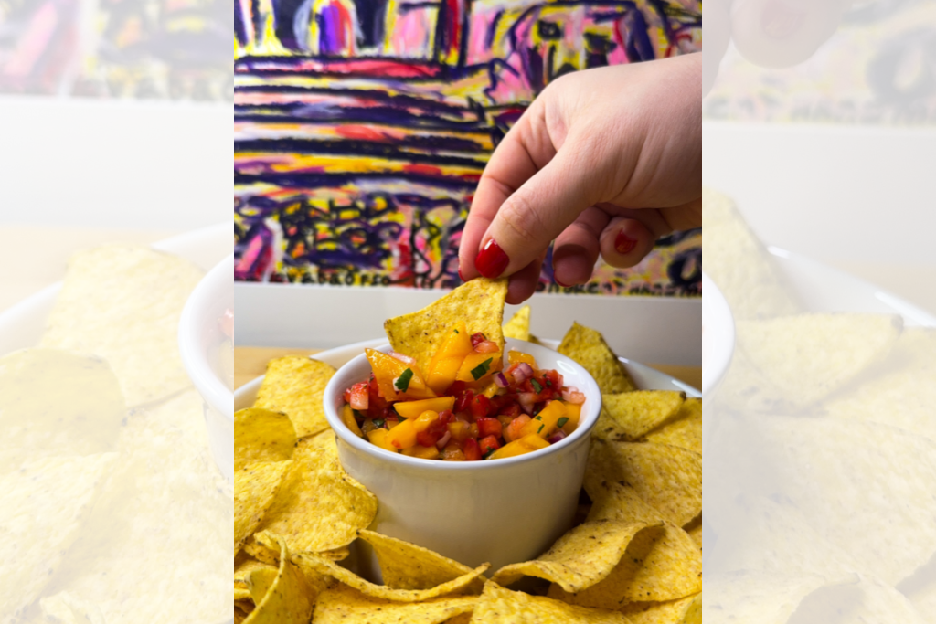 Strawberry & Mango Salsa with Tortilla Chips