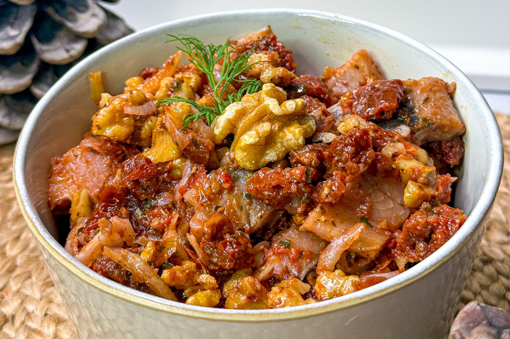 Sun-Dried Tomato & Walnut Herring
