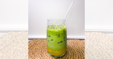 Mango Matcha Iced Latte