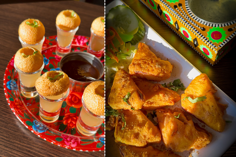 Golgappa and Paneer Pakora