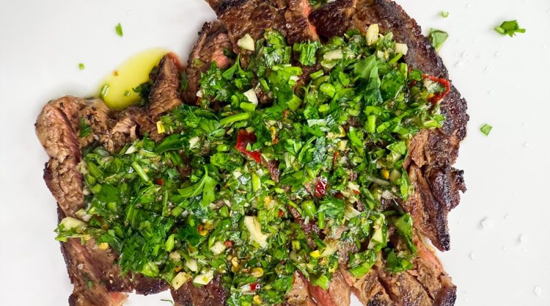 Perfect Steak with Chimichurri