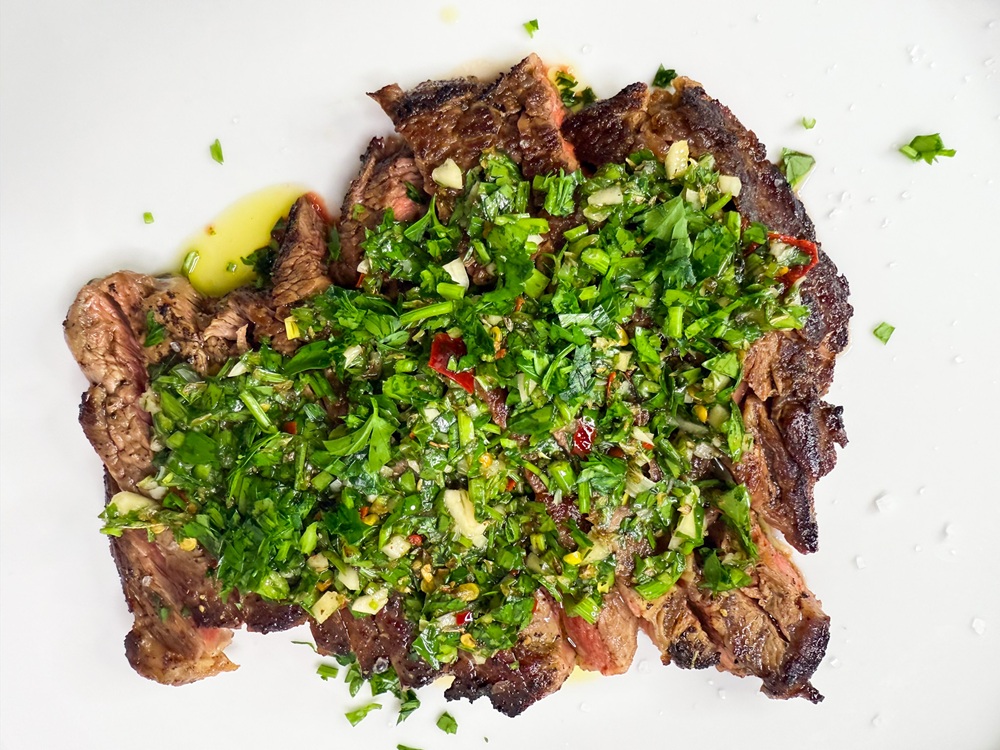 Perfect Steak with Chimichurri