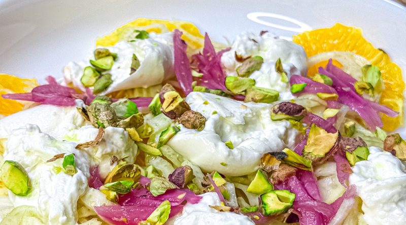 Orange, Fennel & Burrata Salad