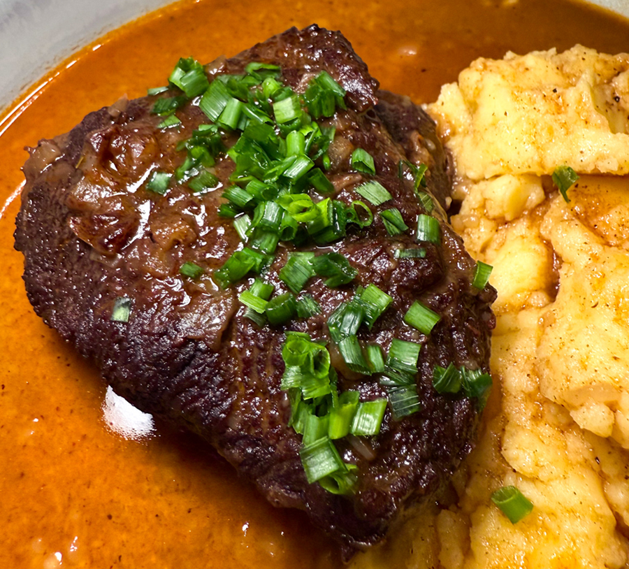 Slow-Braised Beef Cheeks in Red Wine