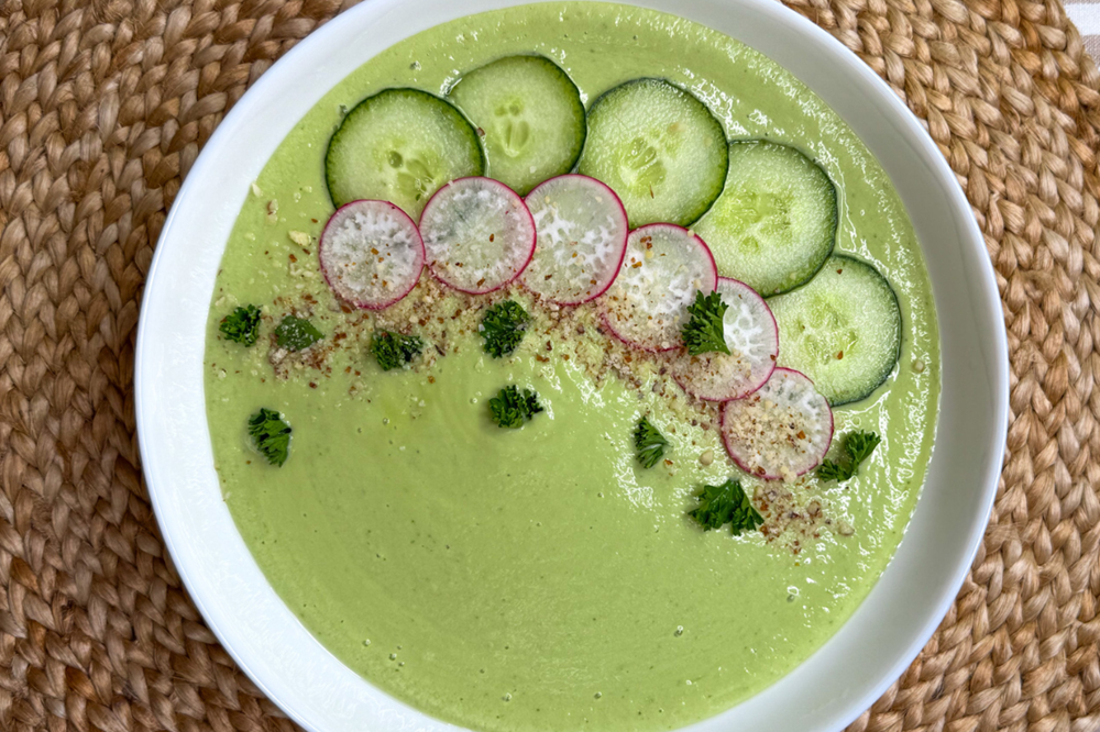 Chilled Cucumber & Avocado Gazpacho
